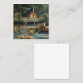 Grafik Quadratische Visitenkarte (Vorne/Hinten)