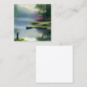 Grafik Quadratische Visitenkarte (Vorne/Hinten)