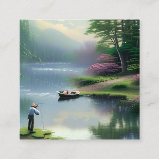 Grafik Quadratische Visitenkarte (Vorderseite)