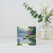 Grafik Quadratische Visitenkarte (Stehend Vorderseite)