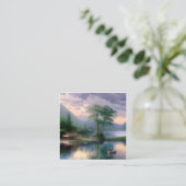 Grafik Quadratische Visitenkarte (Stehend Vorderseite)