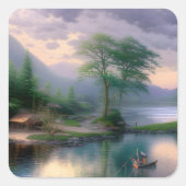 Grafik Quadratischer Aufkleber (Vorderseite)