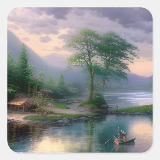 Grafik Quadratischer Aufkleber (Vorderseite)