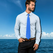 Grafik-Seepferd 2-Töne Mikromuster Krawatte