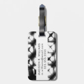 Grafik Shibori I Gepäckanhänger (Rückseite vertikal)