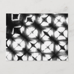 Grafik Shibori I Postkarte