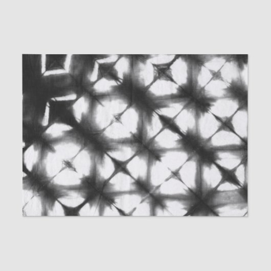 Grafik Shibori I Seidenpapier (Vorderseite)