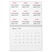 Grafik/Spaß-inspirierend Entwürfe Kalender (Feb 2027)