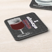 GRAFIK SPASS Wein Getränkeuntersetzer (Linke Seite)