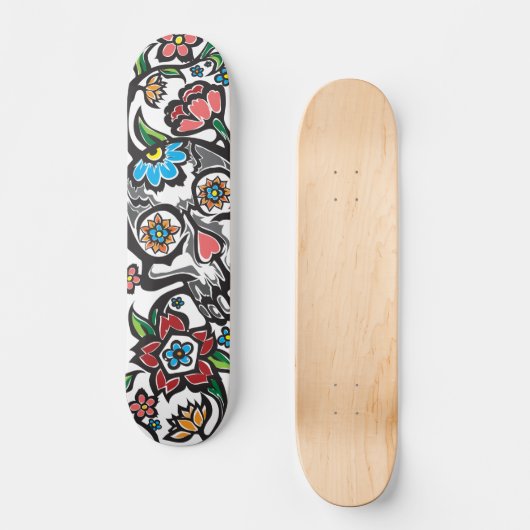 Grafik Tattoo Skateboard (Vorderseite)