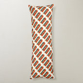 Grafik Text Super Papa langen Kissen (Rückseite (Vertikal))