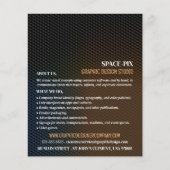 Grafik-Textur, Grafik-Designer-Werbung Flyer (Vorne)