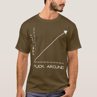 Grafik umgehen und herausfinden T-Shirt