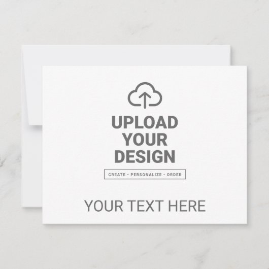 Grafik- und Textdesign Mitteilungskarte (Vorderseite)