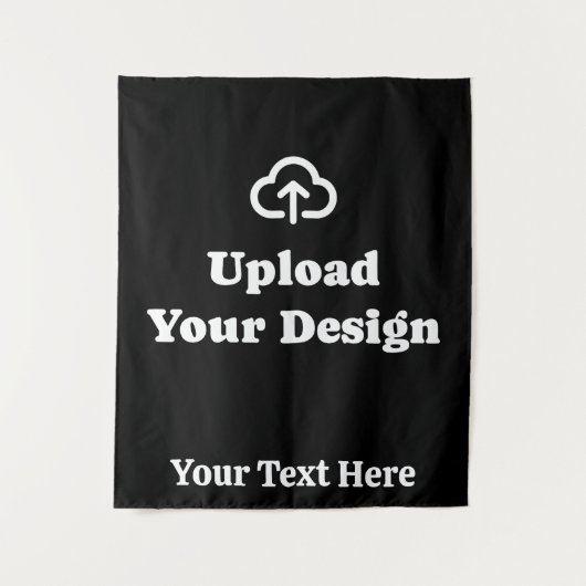 Grafik- und Textdesign Wandteppich (Vorderseite)