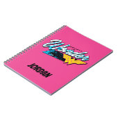 Grafik von Retro 80er "Glaube an Wunder" Notizblock (Linke Seite)