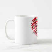 Grafik zum 3D-Herz-Valentinstag Kaffeetasse (Links)