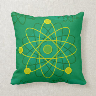 Grafik zur Atomstruktur Kissen