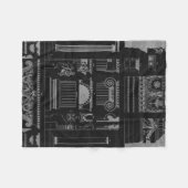 Grafikarchitektur IV Fleecedecke (Vorderseite (Horizontal))