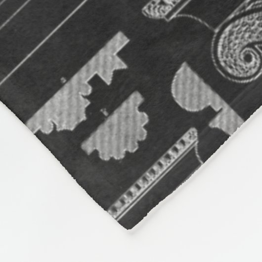 Grafikarchitektur IV Fleecedecke (Ecke)