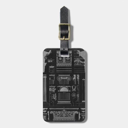 Grafikarchitektur IV Gepäckanhänger (Vorderseite vertikal)