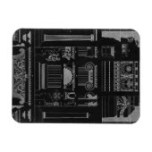 Grafikarchitektur IV Magnet (Horizontal)