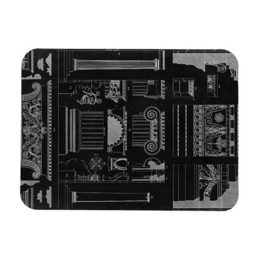 Grafikarchitektur IV Magnet (Horizontal)