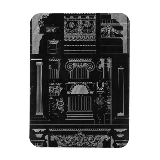 Grafikarchitektur IV Magnet (Vertikal)