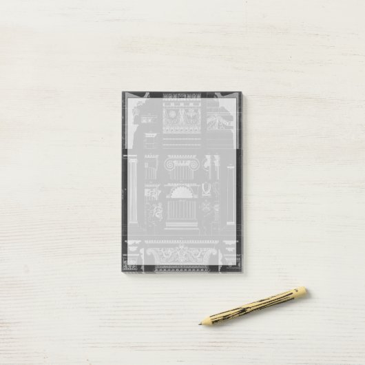 Grafikarchitektur IV Post-it Klebezettel (Auf Schreibtisch)