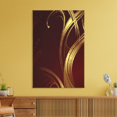Grafikdesign 3 überzogene Canvas Leinwanddruck (Insitu (Wohnzimmer))