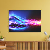 Grafikdesign 5 überzogene Canvas Leinwanddruck (Insitu (Wohnzimmer))