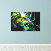 Grafikdesign 6 überzogene Canvas Leinwanddruck (Insitu (Holzboden))