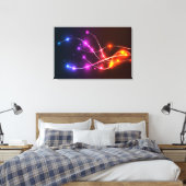 Grafikdesign 7 überzogene Canvas Leinwanddruck (Insitu (Schlafzimmer))