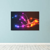 Grafikdesign 7 überzogene Canvas Leinwanddruck (Insitu (Holzboden))