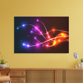 Grafikdesign 7 überzogene Canvas Leinwanddruck (Insitu (Wohnzimmer))
