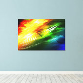 Grafikdesign 8 überzogene Canvas Leinwanddruck (Insitu (Holzboden))