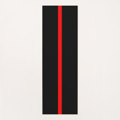 Grafikdesign auf Symbolischer Thin Red Line Yogamatte (Vorderseite)