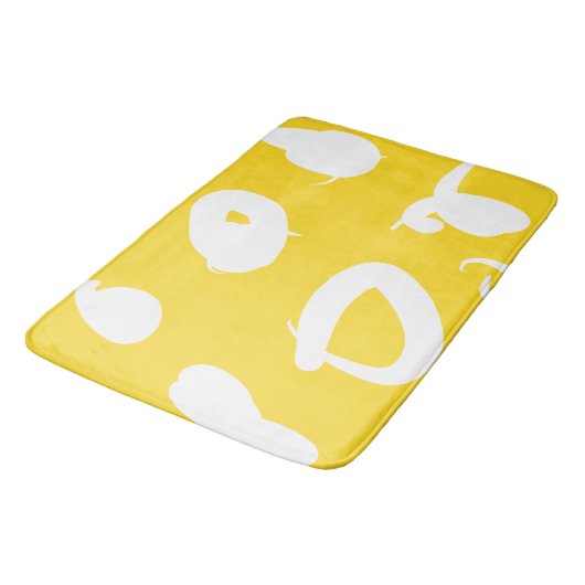 Grafikdesign Bath Mat Badematte (Schrägansicht)