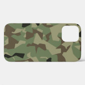 Grafikdesign-Camouflage khaki Case-Mate iPhone Hülle (Rückseite (Horizontal))