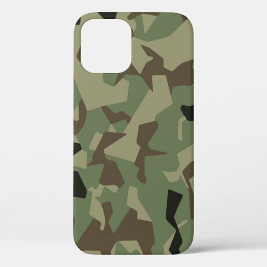 Grafikdesign-Camouflage khaki Case-Mate iPhone Hülle (Rückseite)