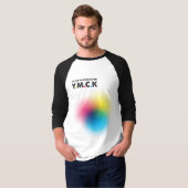 Grafikdesign CMYK Printing YMCA Joke T-Shirt (Vorne ganz)