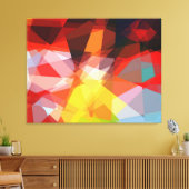 Grafikdesign Cubism Art Leinwanddruck (Insitu (Wohnzimmer))