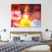 Grafikdesign Cubism Art Leinwanddruck (Insitu (Schlafzimmer))