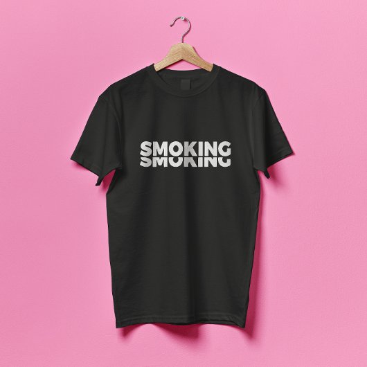 Grafikdesign David Sculpture Smoking Streetwear T-Shirt
