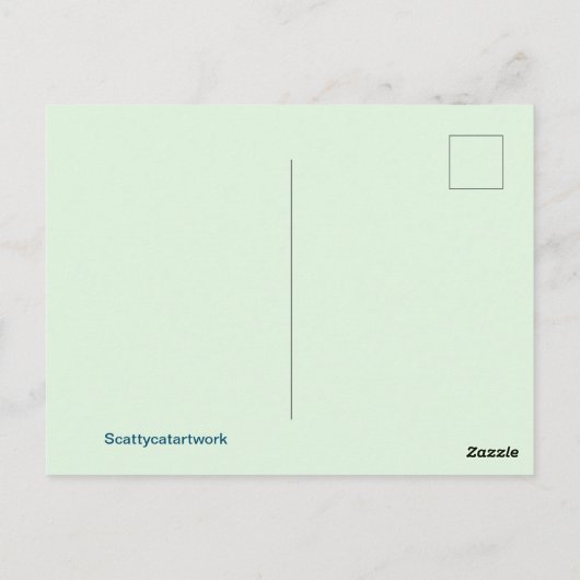 Grafikdesign der Rose Postkarte (Rückseite)