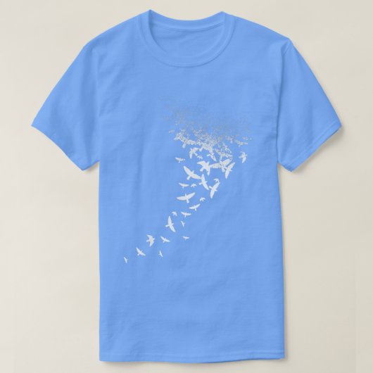 Grafikdesign der Vögel T  T-Shirt (Design vorne)