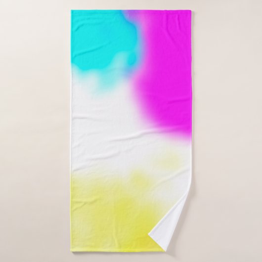 Grafikdesign digitaler Weichzeichner Textur Badehandtuch (Badehandtuch)