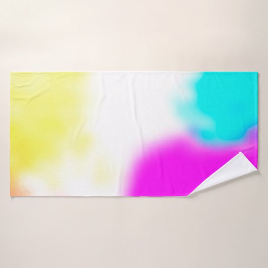 Grafikdesign digitaler Weichzeichner Textur Badehandtuch (Badehandtuch)