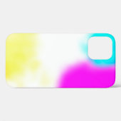 Grafikdesign digitaler Weichzeichner Textur Case-Mate iPhone Hülle (Rückseite (Horizontal))