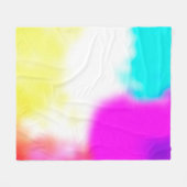 Grafikdesign digitaler Weichzeichner Textur Fleecedecke (Vorderseite (Horizontal))